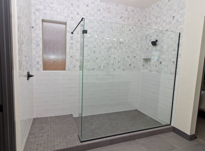 Tile Patterns in Modern Shower