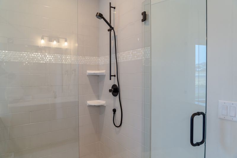 Shower with Glass Doors